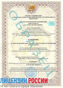 Образец разрешение Бор Сертификат ISO/TS 16949